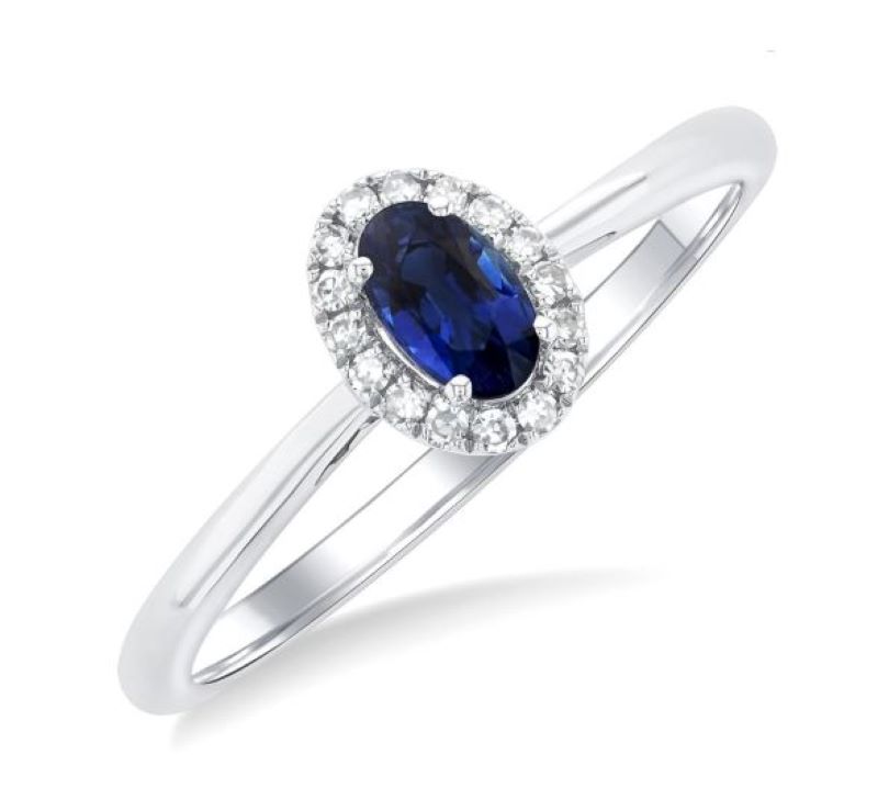 Sapphire and Diamond Ring